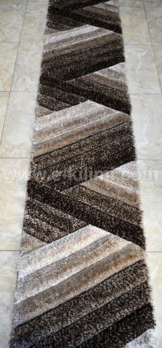 Пътека 3 D Soft shaggy 302 vizon brown