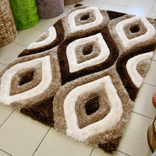 Рошав килим 3 D Soft  shaggy 311 vizon brown